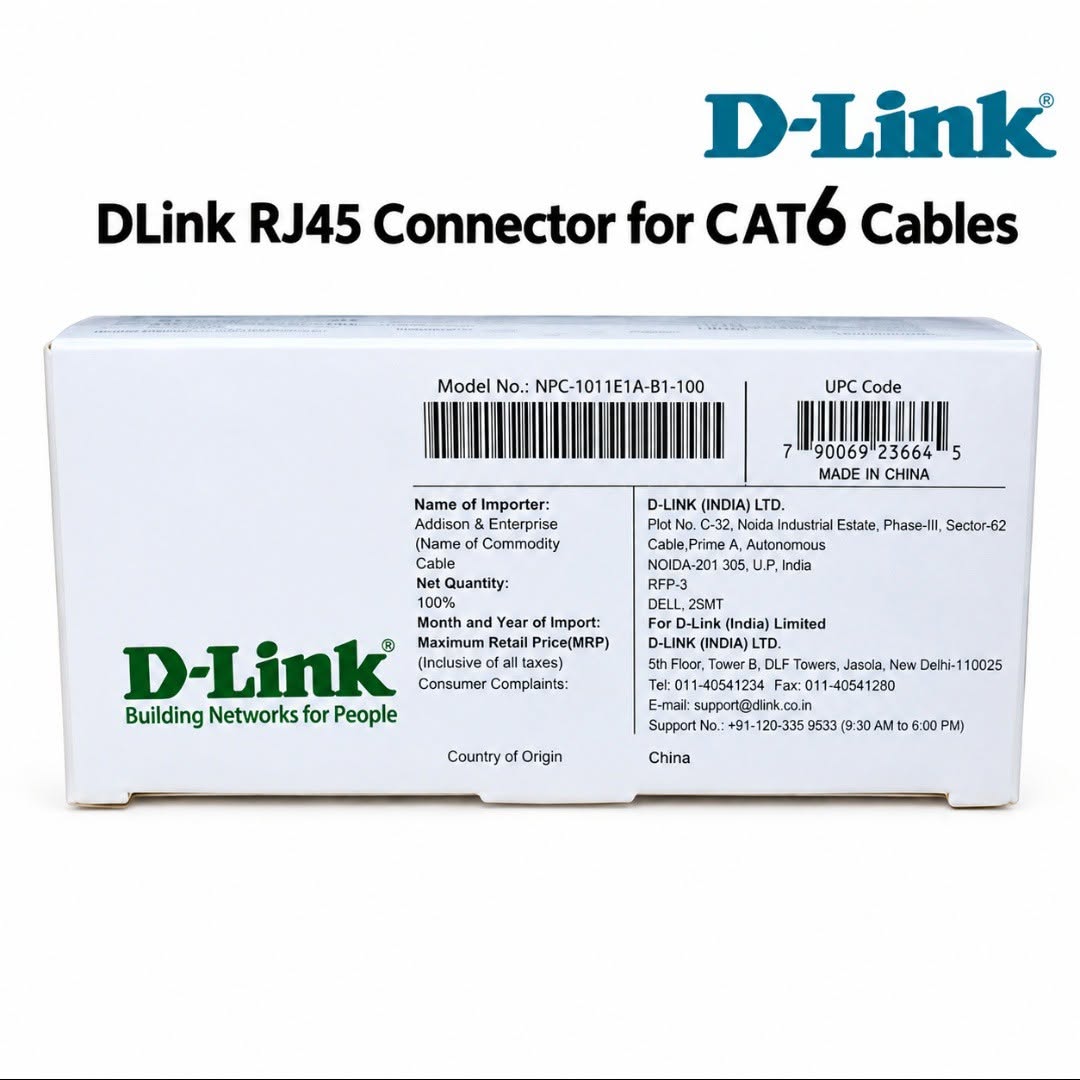 D-Link RJ45 Connector CAT6