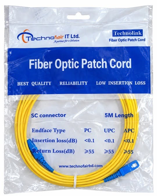 TECHNOLINK FIBER OPTIC PATCH CORD